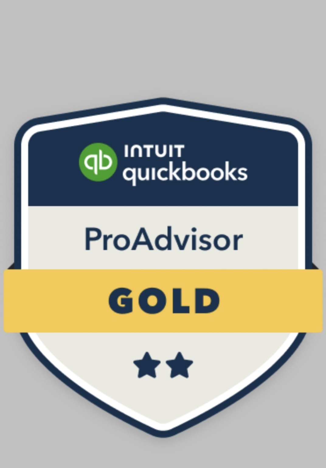 QuickBooks ProAdvisor Gold badge